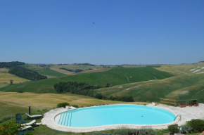 Holiday apartment with swimming pool, strade bianche, swimming pool, view Palazzina